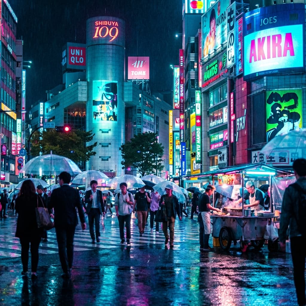 Neon & Umami: Shibuya After Dark